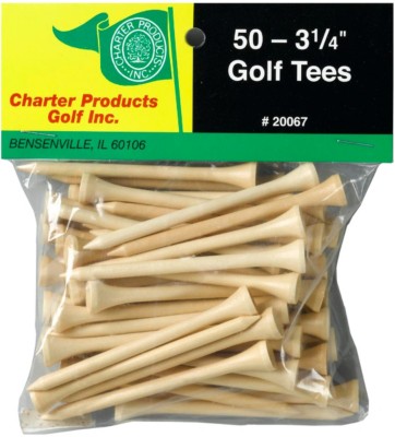 Charter Products 3-1/4  Golf boucle tees 50 Pack