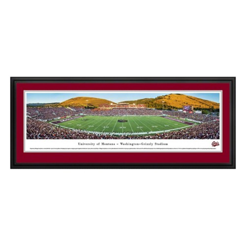 Blakeway Panoramas Montana Grizzlies Deluxe Framed Stadium Photo - Primary Image