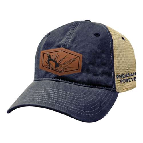 Pheasants Forever Showing Off Etched Patch Duet VW Trucker Hat