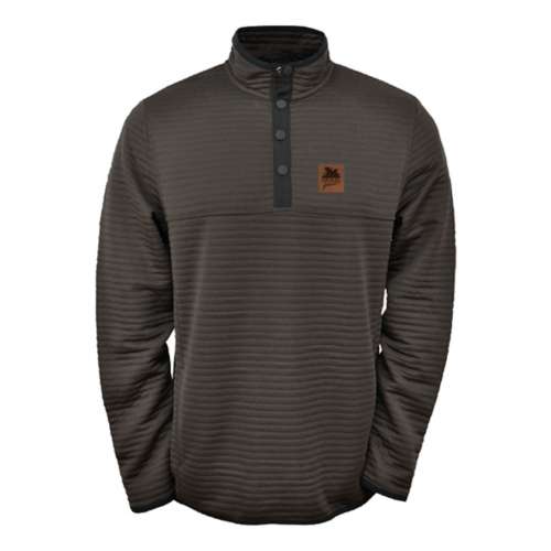 Men's Quail Forever Etched Patch Chase 1/4 Snap Pullover