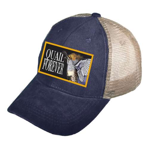 Adult Quail Forever Lift Off Trucker Snapback Hat