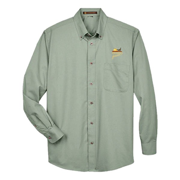 Men's Chapter Twill 3 Pack Long Sleeve Button Up Shirt XSmall Green - Artisans