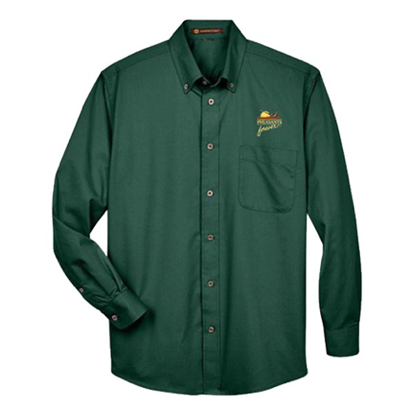 Men's Chapter Twill 3 Pack Long Sleeve Button Up Shirt XSmall Green - Artisans