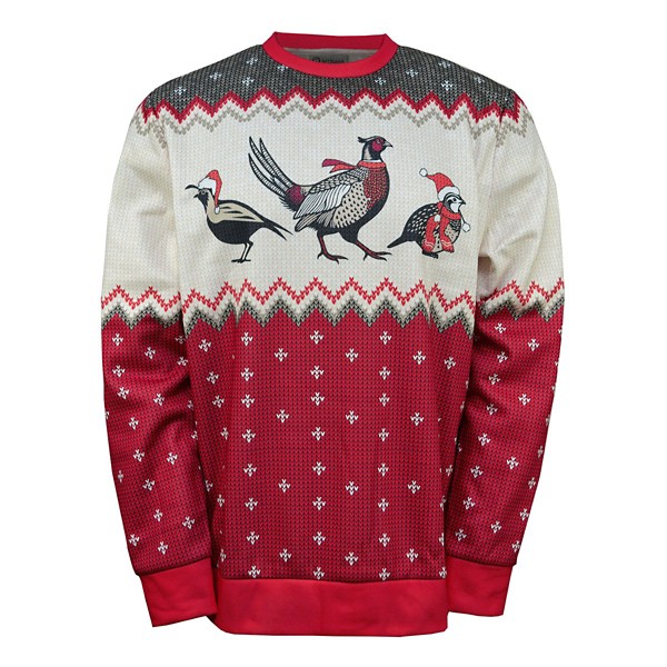 Adult Artisans Pheasants Forever & Quail Forever Holiday Sweater - Artisans