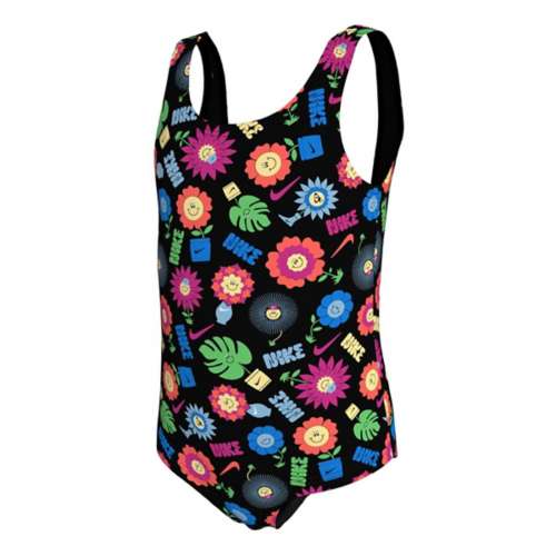 Girls' Nike U-Back Garden One Piece Swimsuit