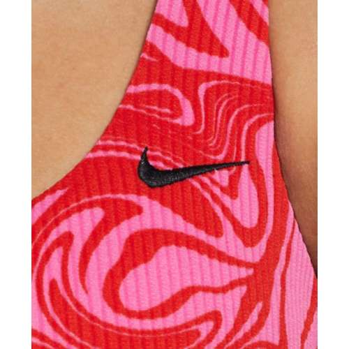 Women's Nike Scoop Neck Swirl Swim Tankini