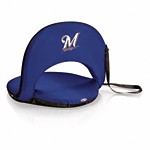 Picnic Time Milwaukee Brewers Oniva Portable Reclining Seat - Thumbnail 1 of 5