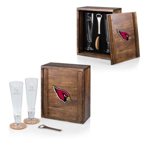 Picnic Time Arizona Cardinals Pilsner Beer Glass Gift Set