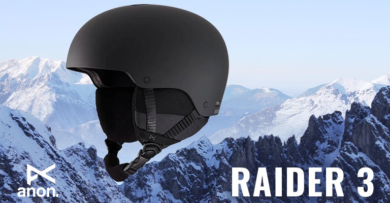 anon raider 3 snow helmet product on a background