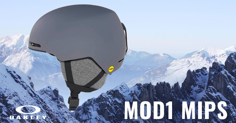 oakley mod1 mips snow helmet product image on a background
