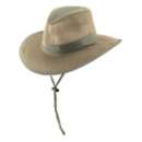 Dorfman-Pacific Supplex Nylon Safari Fishing Bucket Yellow hat