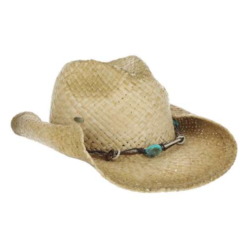 Adult Dorfman-Pacific Lamon Raffia Western Cowboy Hat