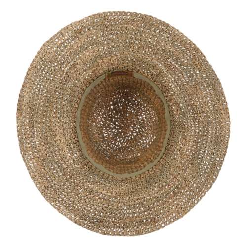 Women's Dorfman-Pacific Rayne Crocheted Seagrass Sun Hat