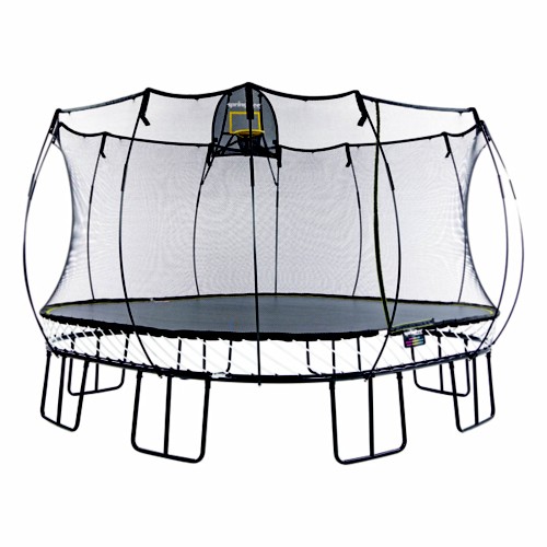 Jumbo square outlet springfree trampoline