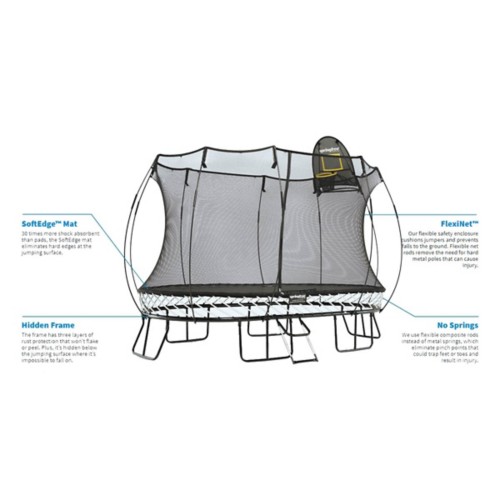 Springfree Jumbo 13ft Square Trampoline