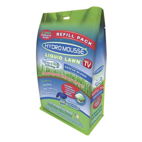 Hydro Mousse Refill Pack Liquid Lawn Fine Fescue Grass Full Sun Grass Seed