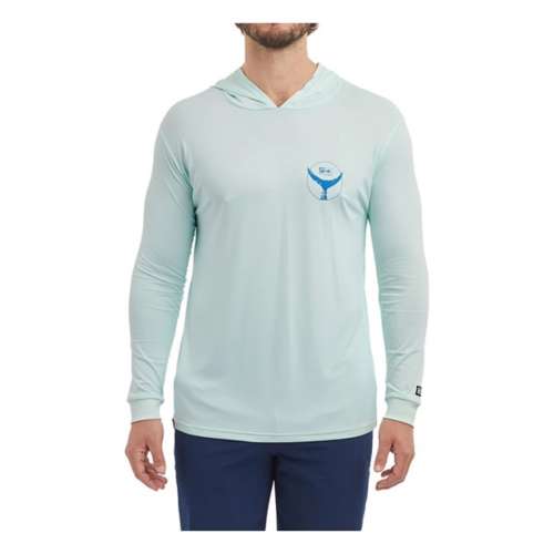Men's Pelagic Aquatek Tails Up Long Sleeve Hooded T-Shirt