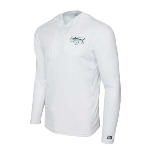 Men's Pelagic Vaportek Marlin Minds Long Sleeve Hooded T-Shirt