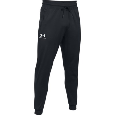 under armour men's tapered leg tricot pants