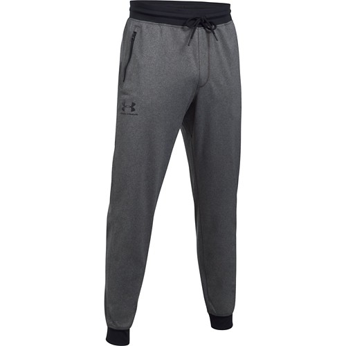 Under Armour Men's UA Joggers Sportstyle Tricot Sweatpants Grey Black Med NWOT store