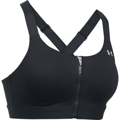 high impact sports bra front zip