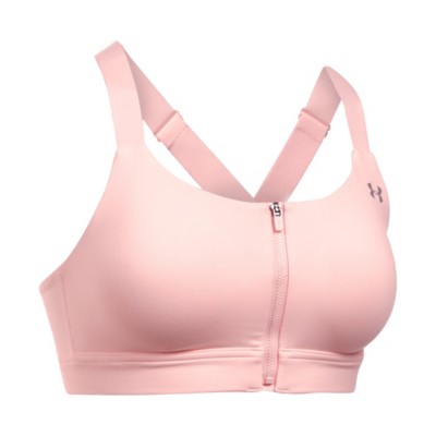 under armor front zip sports bra