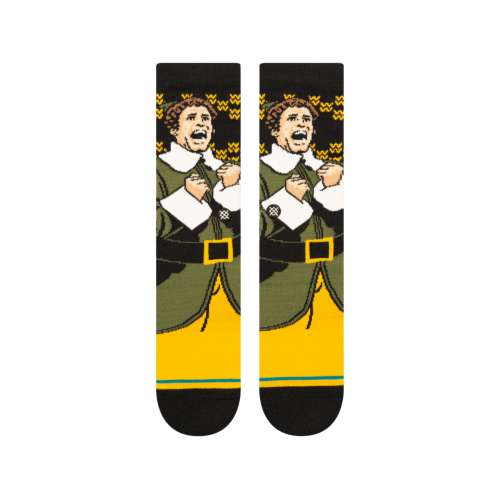 Adult Stance Elf "SANTAAAA!" Crew Socks