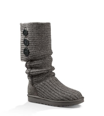 gray knit uggs