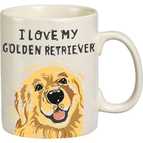 Primitives by Kathy I Love My Golden Retriever Coffee Mug