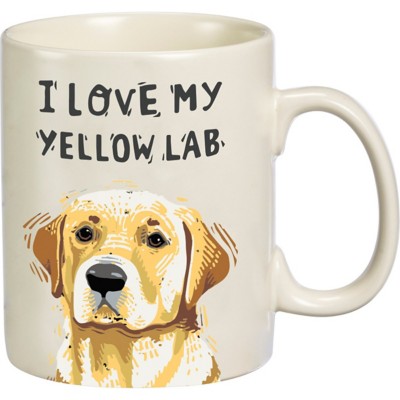 Primitives by Kathy I Love My Yellow Lab Coffee Mug