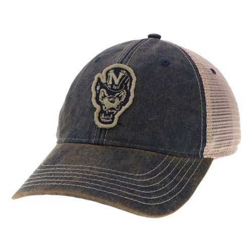 Legacy Athletic Nevada Wolf Pack BSA Vintage Wolf Adjustable Washed Hat