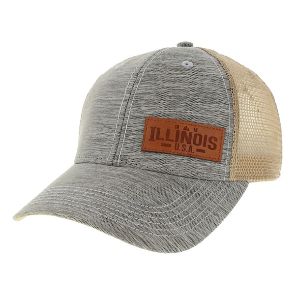 Men's Legacy Icon & Banner Illinois Trucker Snapback Hat product image
