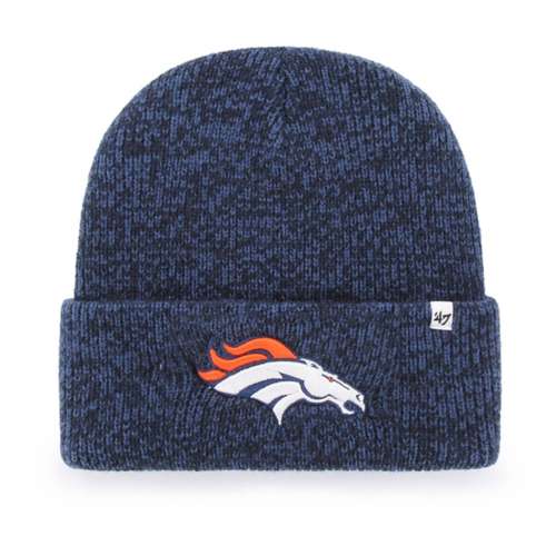 Denver Broncos NFL New Era Biggest Fan Redux Pom Beanie Knit Hat - Cyberteez