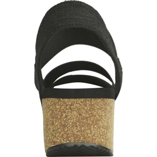 Women's Volatile Picnic Wedge schwarz sandals