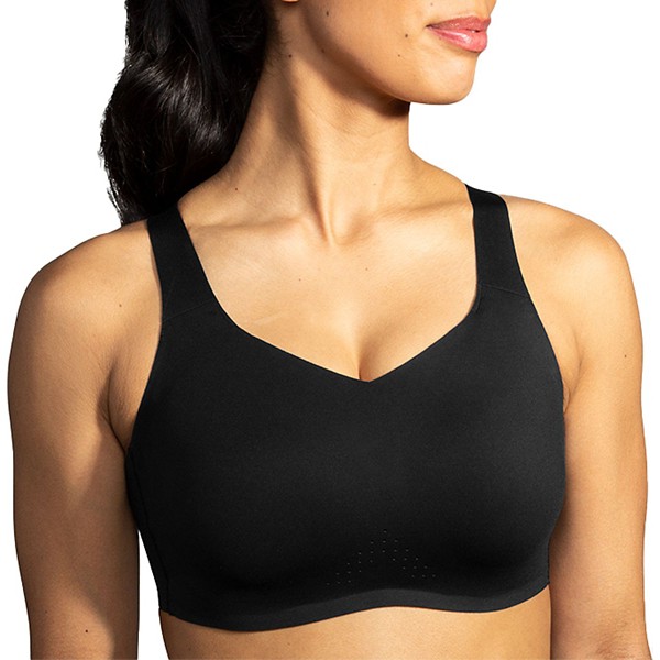 Women's Brooks Running Dare Underwire Sports Bra 36 C Black