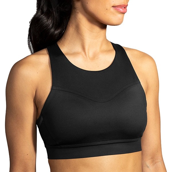 Women's Brooks Running 3 Pocket Sports Bra 40 A/B Black