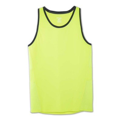 brooks running vest mens yellow