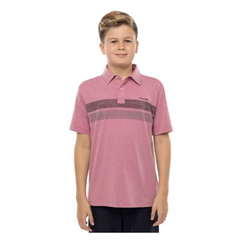 Boys pink golf clearance shirt