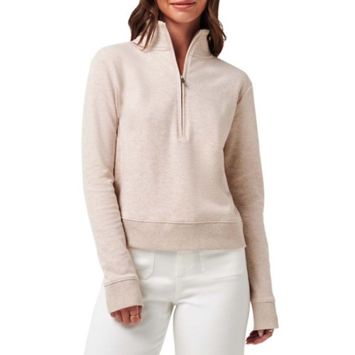Women's TravisMathew Cloud Fleece Long Sleeve 1/2 Zip - Primary Image