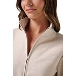 Women's TravisMathew Cloud Fleece Long Sleeve 1/2 Zip - Thumbnail 2 of 3