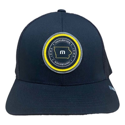 Men's TravisMathew Iowa Home Stretch Snapback Hat Black