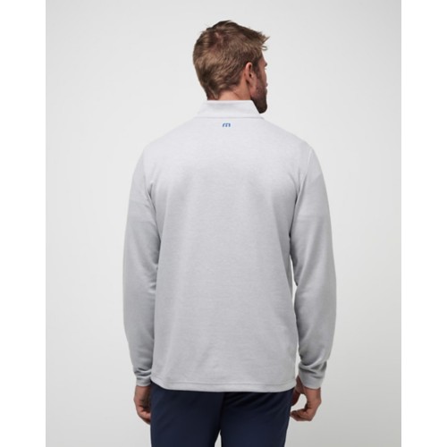 Men's TravisMathew Upgraded Chest Stripe Long Sleeve 1/4 Zip - Primary Image