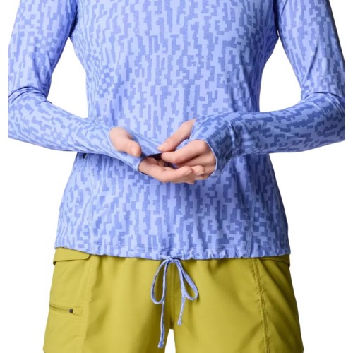 Women's Mountain Hardwear Crater Lake Long Sleeve Hooded Shirt - Primary Image