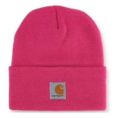 pink carhartt beanie