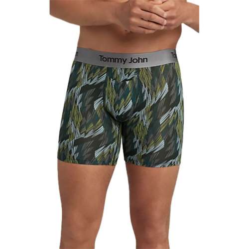 TOMMY JOHN MEN SECOND SKIN MODAL BOXER BRIEF UNDERWEAR BLUE PRINT SIZE  SMALL