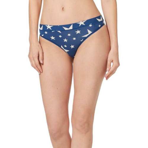 Tommy John Star Print Second Skin Thong - L