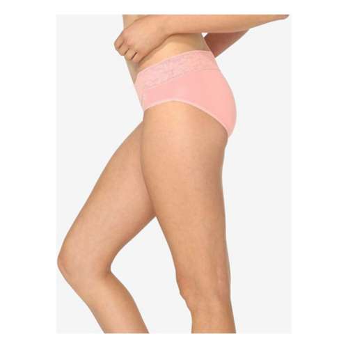 Tommy John Underwear  Womens Second Skin Thong Pink