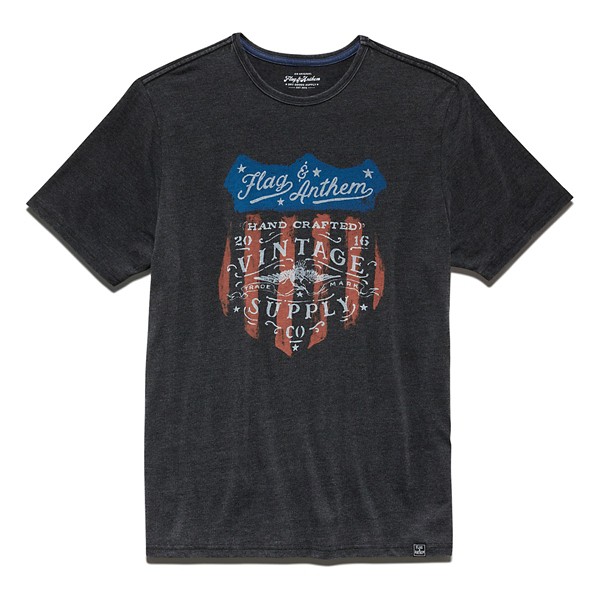 Men's Flag & Anthem Vintage Supply Shield Burnout T-Shirt product image