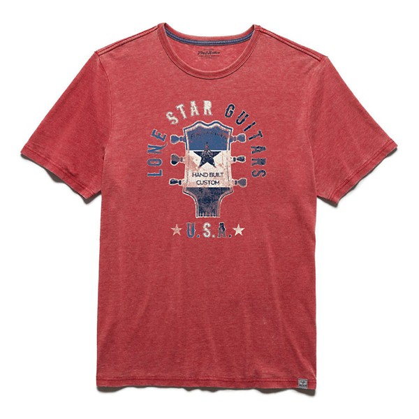 Men's Flag & Anthem Lone Star Guitars Burnout T-Shirt product image