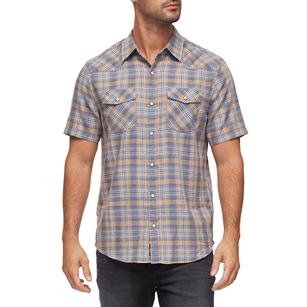 Men's Flag & Anthem Clifton Vintage Washed Western Short Sleeve Shirt product image